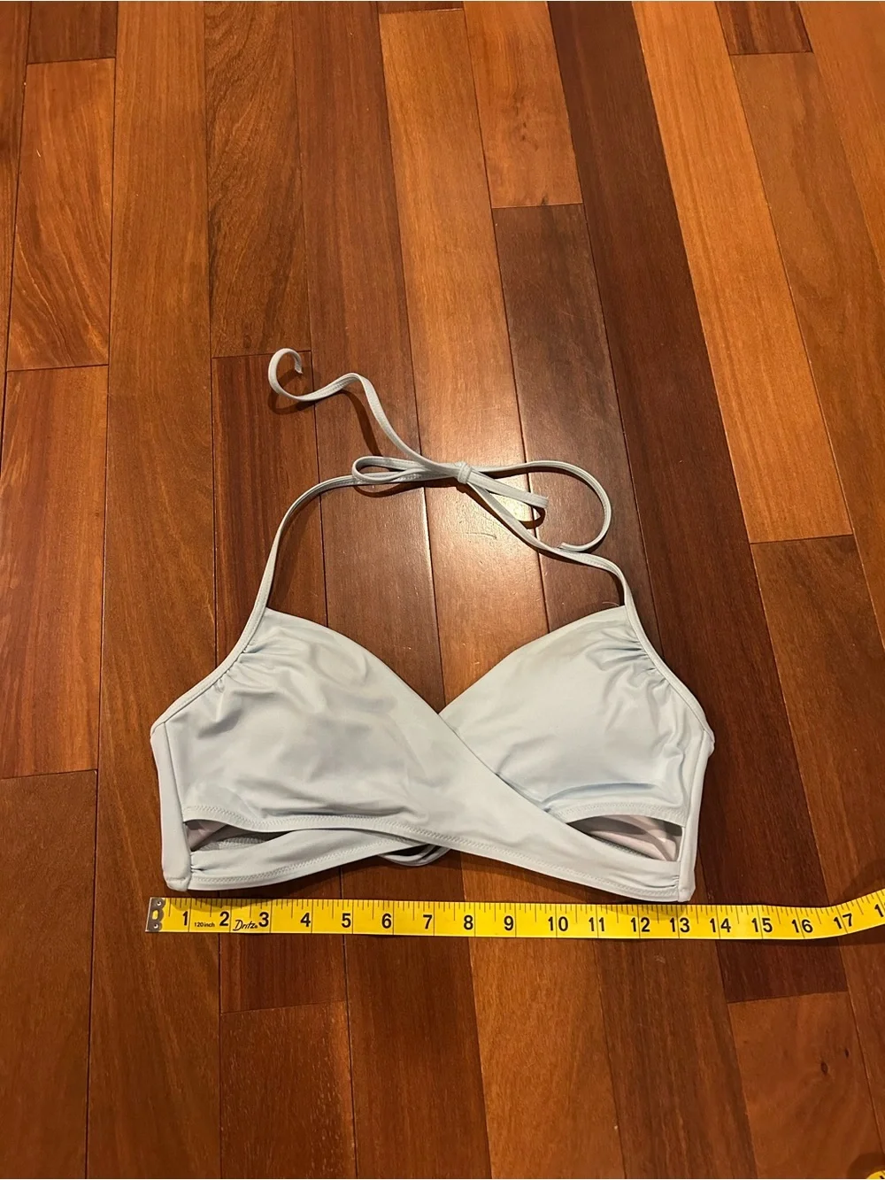 Vs Pink Ultimate Wrap Gym 2 Swim Sport Top Small Icy Blue size L